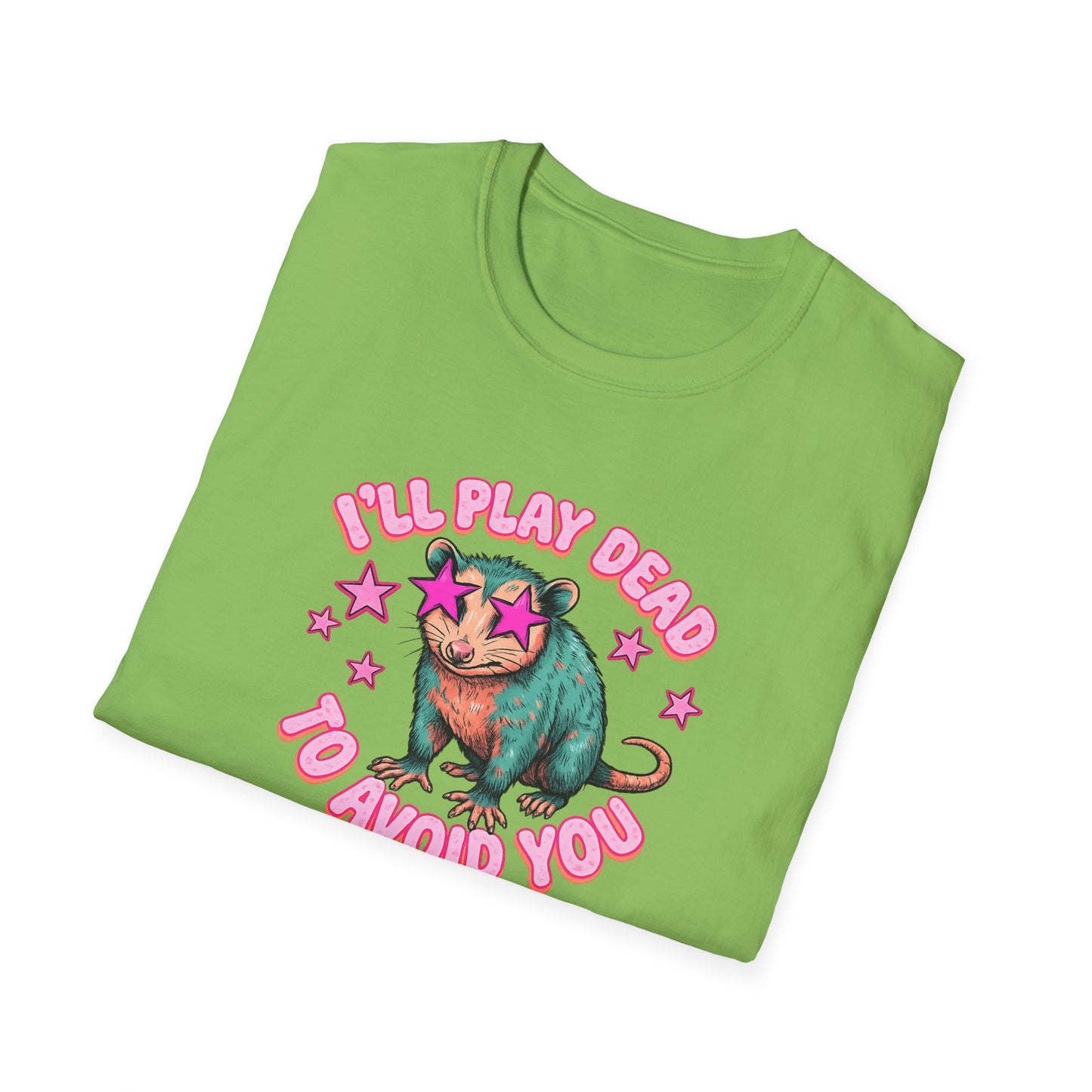 Introvert Sloth T-Shirt — "I’ll Play Dead to Avoid You" Cute Anti-Social Graphic Tee