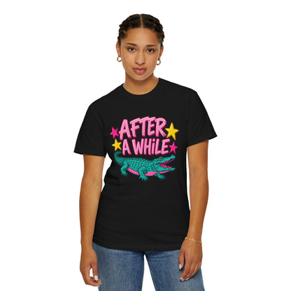 After A While Alligator T-Shirt — Retro Cartoon Gator Graphic Tee