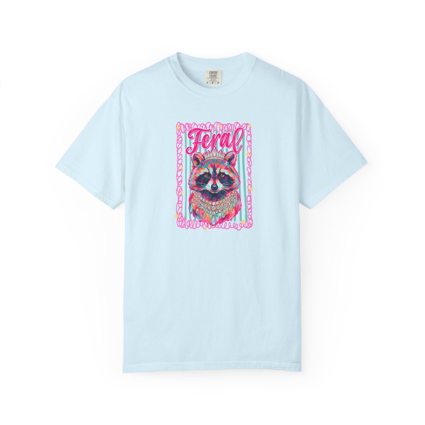Feral Raccoon comfort color T-shirt