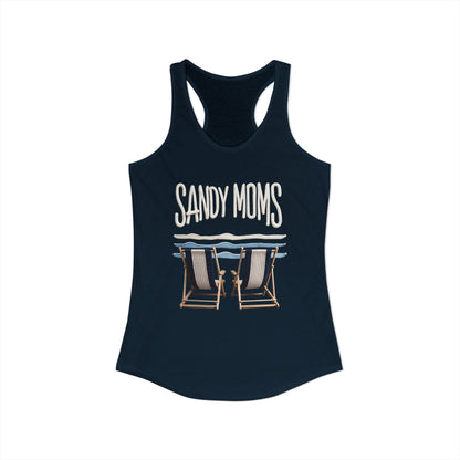Sandy moms Racerback Tank