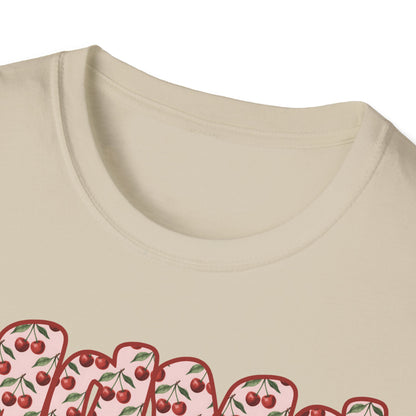 Mama Floral Band T-Shirt — Cute Mom Shirt with Pink Flower Pattern