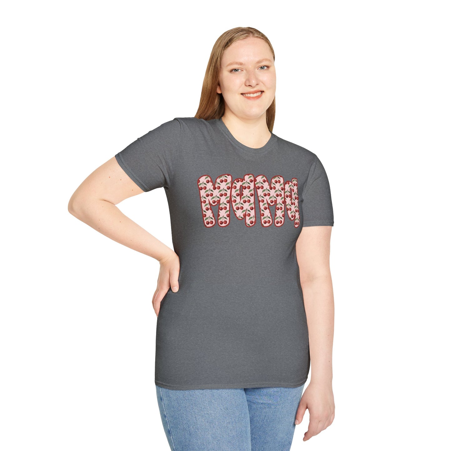 Mama Floral Band T-Shirt — Cute Mom Shirt with Pink Flower Pattern