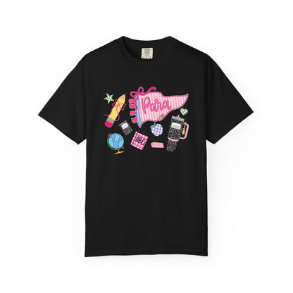 Retro 'Para' Collage T-Shirt — 90s Aesthetic Phone & Makeup Graphic Tee