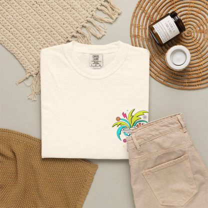 T-Shirt — "Tanned and Tipsy" Colorful Tropical Cocktail Tee