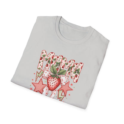 Strawberry Vibes T-Shirt — Retro Stars & Heart Graphic