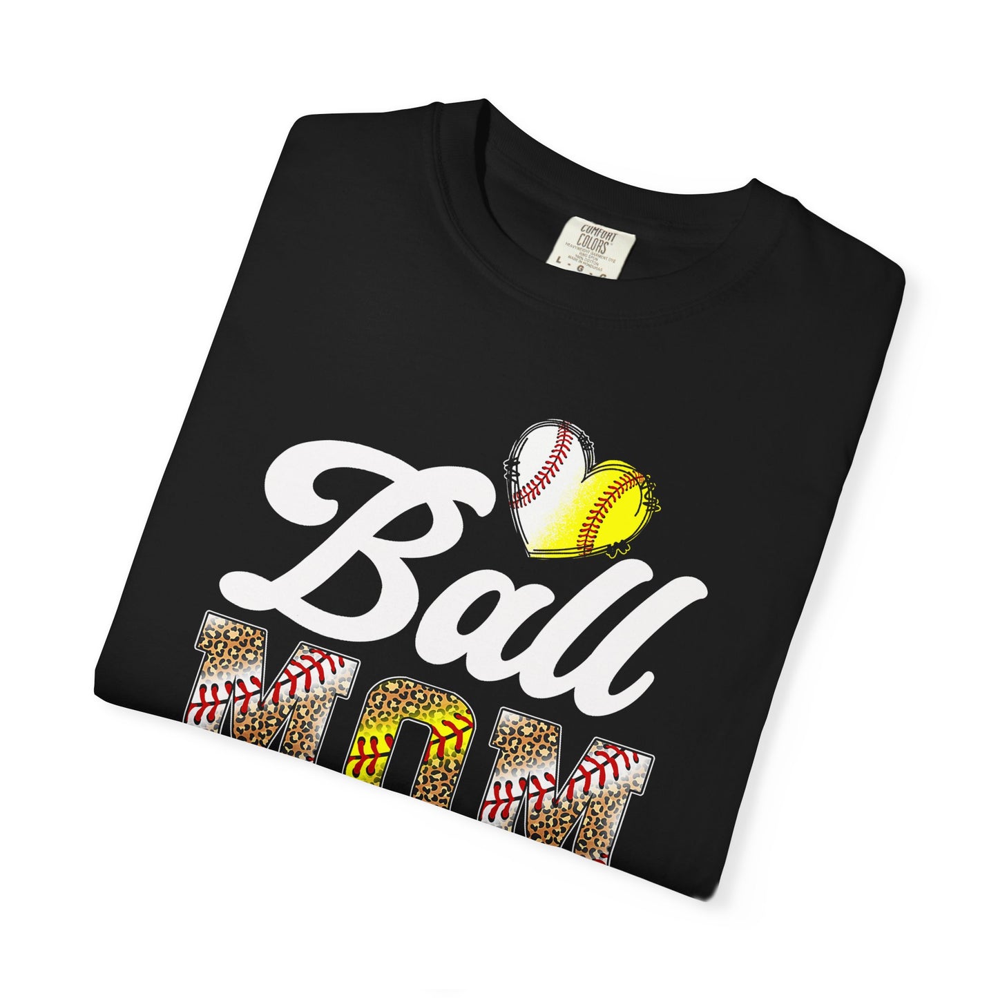 Mom Floral Pattern T-Shirt — Colorful Floral "MOM" Graphic Tee