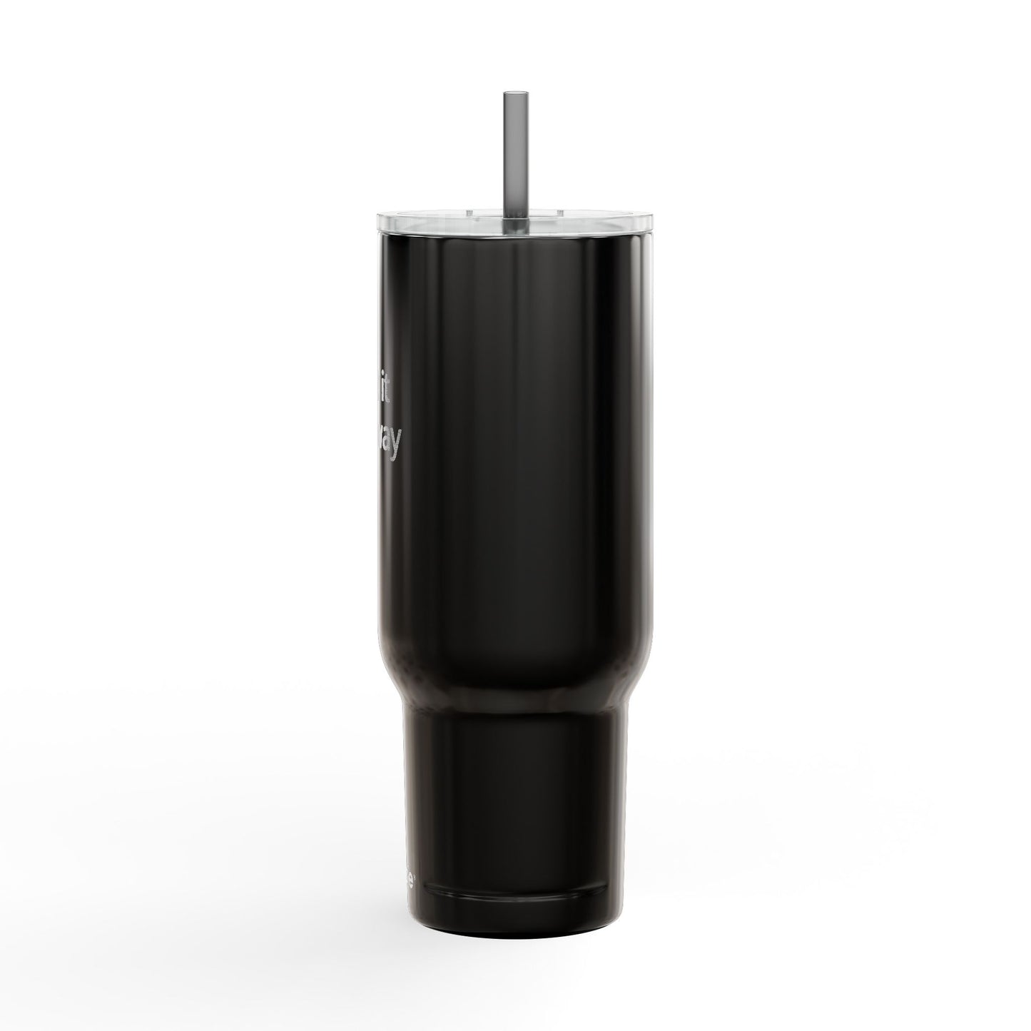 40oz Engraved Insulated Tumbler with Lid & Straw — Customizable Travel Mug
