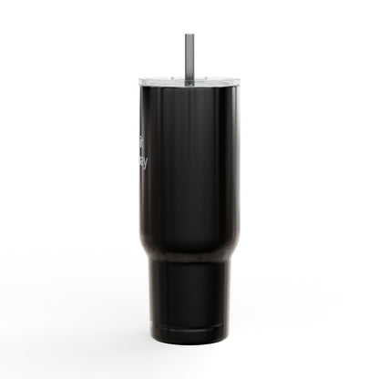 40oz Engraved Insulated Tumbler with Lid & Straw — Customizable Travel Mug