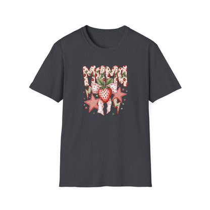 Strawberry Vibes T-Shirt — Retro Stars & Heart Graphic