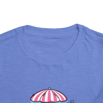 Toddler Tee — Cute Beach Umbrella & Sand Pail Design