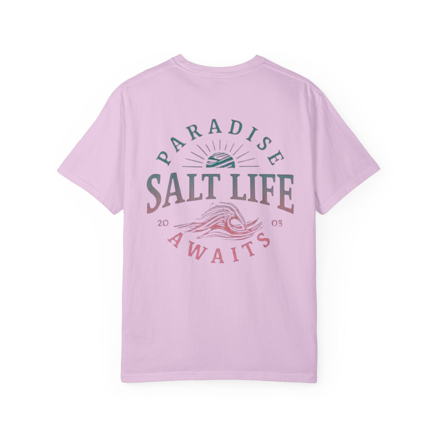Salt Life Paradise Awaits Front & Back T-shirt