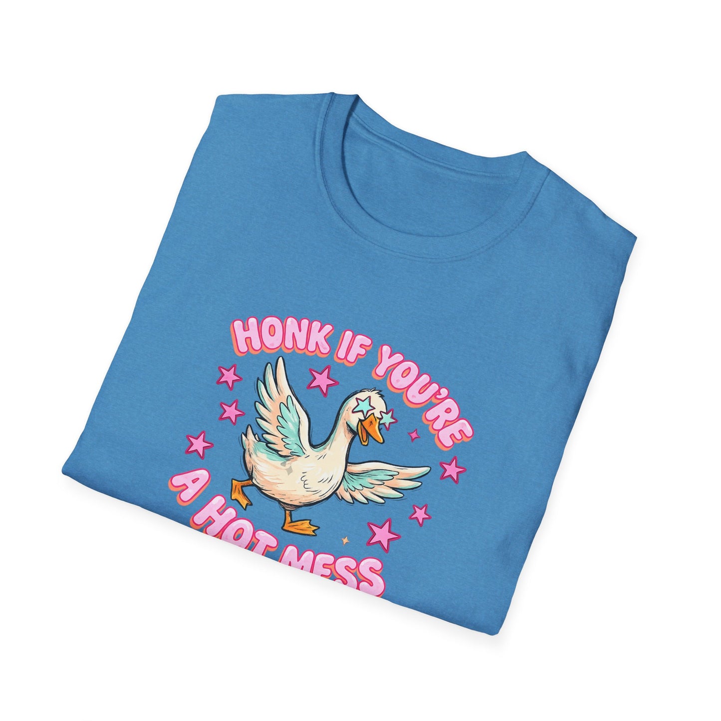 Honk If You’re A Hot Mess T-Shirt — Cute Vintage Dove Graphic Tee