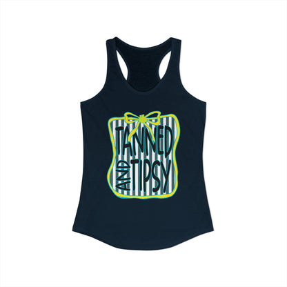Tanned & Tipsy Racerback Tank