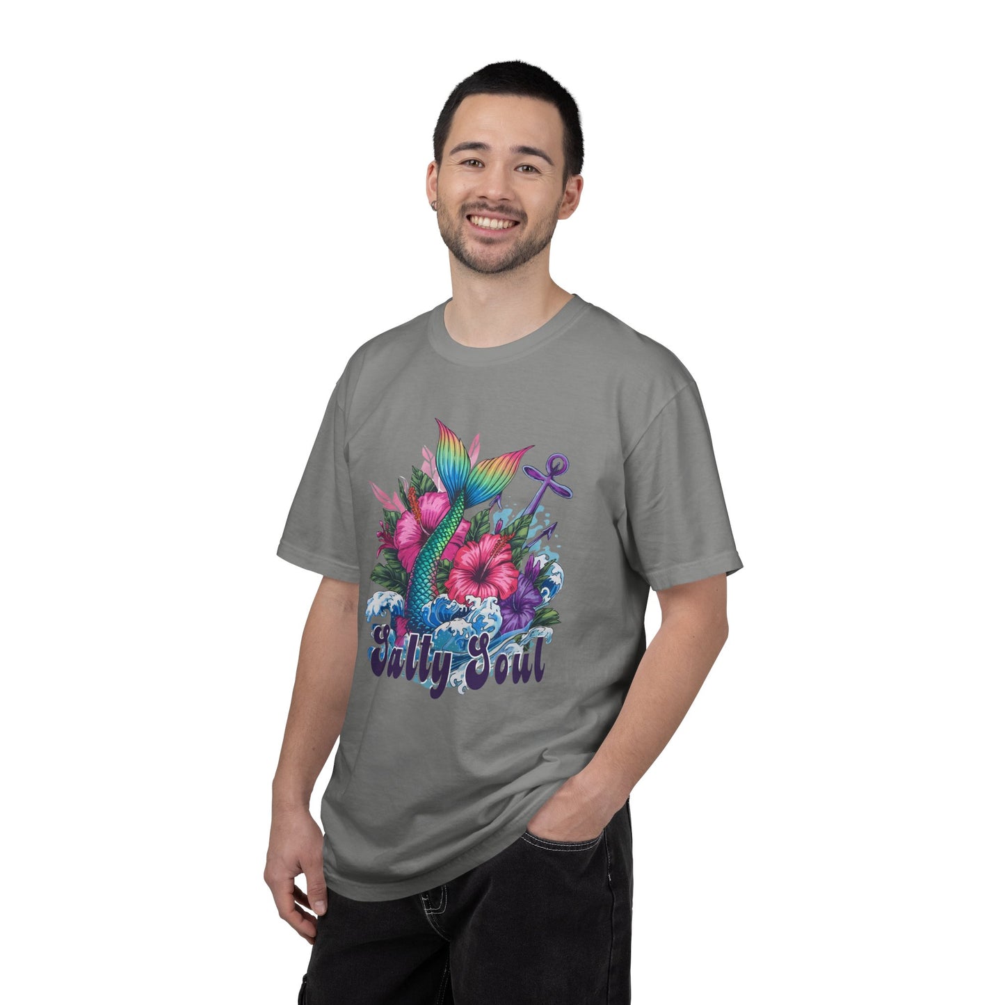 Salty Soul Mermaid Tail T-shirt