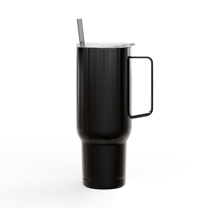 40oz Engraved Insulated Tumbler with Lid & Straw — Customizable Travel Mug