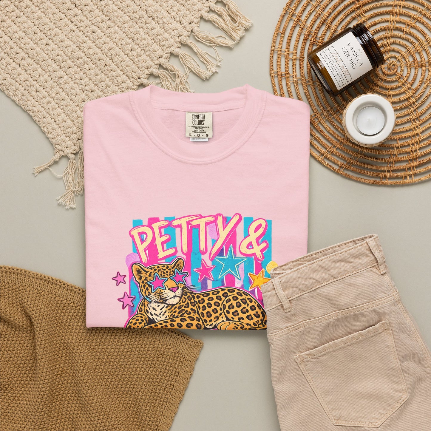 Petty & Predatory Leopard Graphic T-Shirt