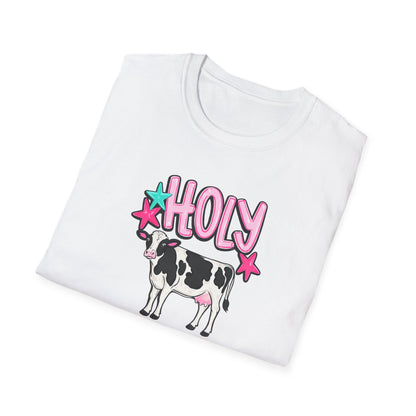 Holy Cow T-Shirt — Cute Pastel Cow Graphic Tee