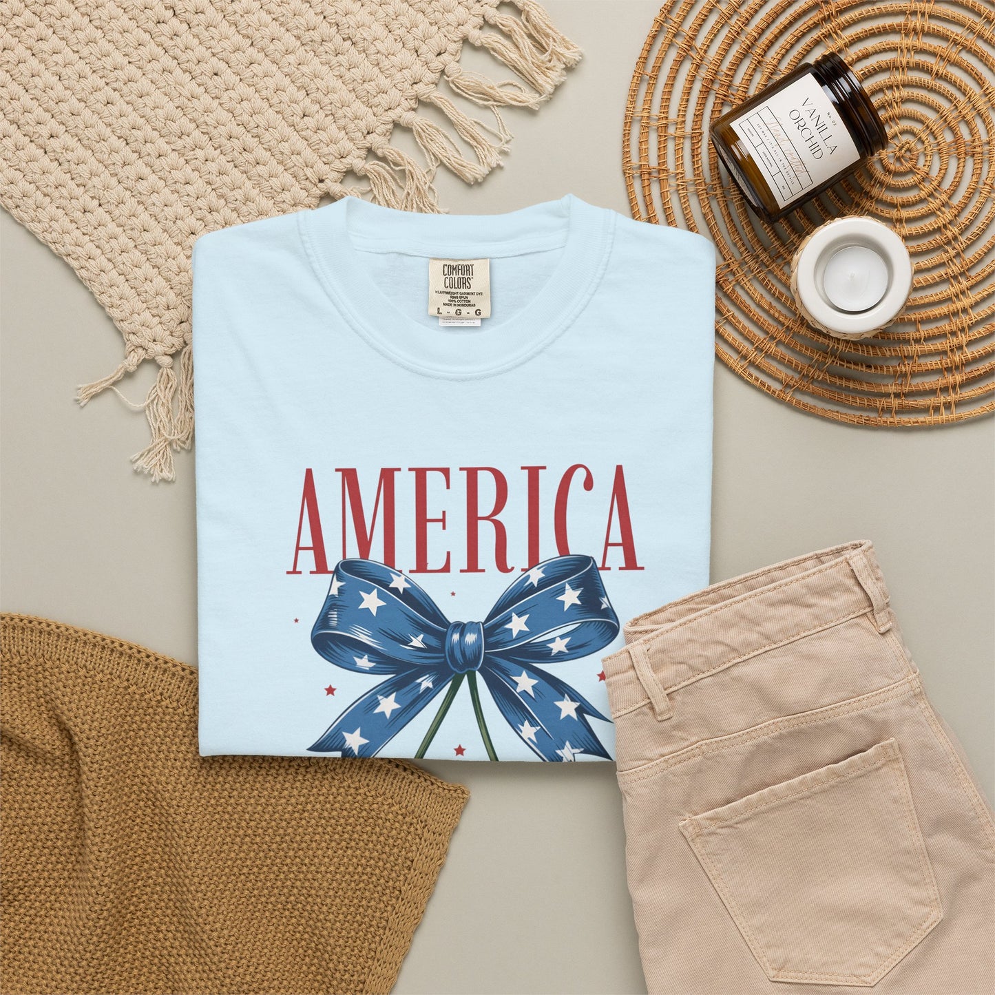 America Cherry Patriotic T-Shirt