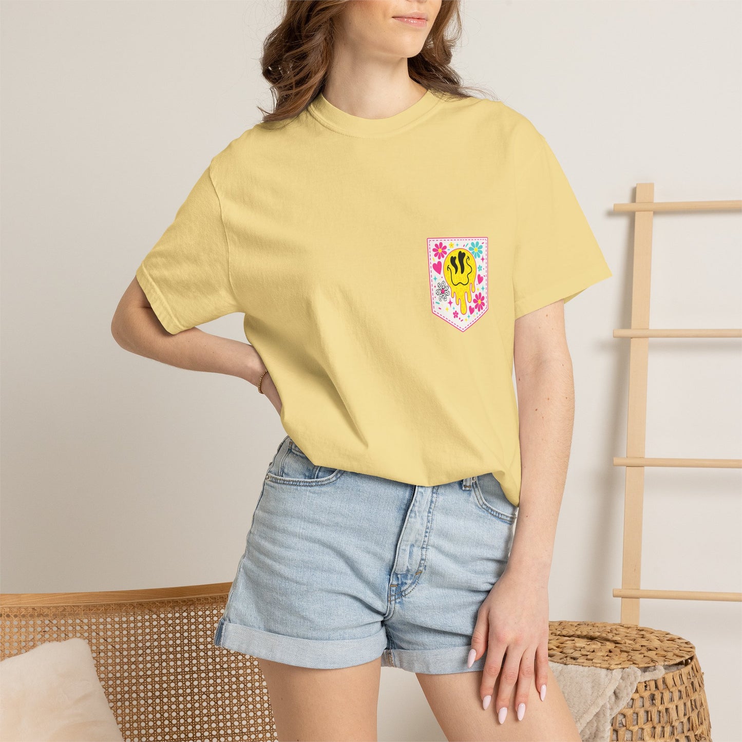 Social Moms Club T-Shirt — Colorful Retro Pocket Graphic Tee