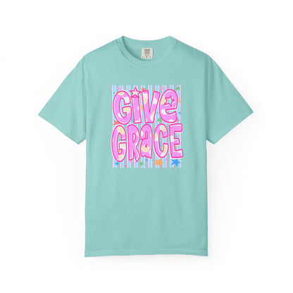 Give Grace T-Shirt — Pastel Retro Graphic Tee