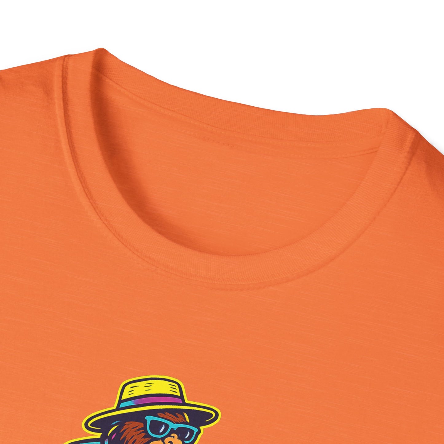 Beach Vacation Bigfoot Tee — Funny Sasquatch with Flamingo Float Shirt