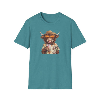 Panama Jack Highland cow tee
