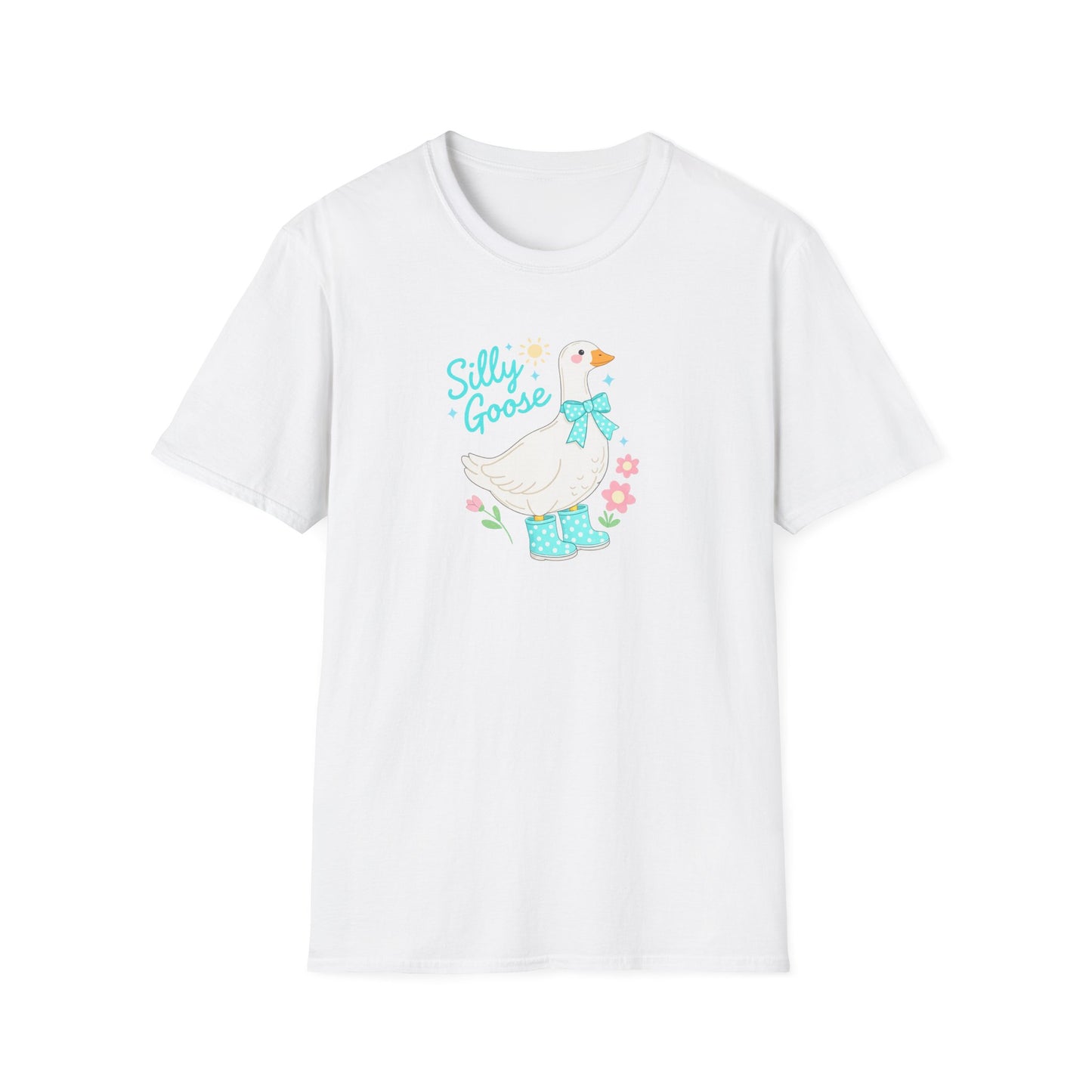 Silly Goose T-Shirt — Cute Duck Illustration Tee for Kids & Animal Lovers