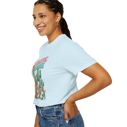 Coastal Cowgirl T-Shirt — Vintage Surf & Cactus Beach Graphic