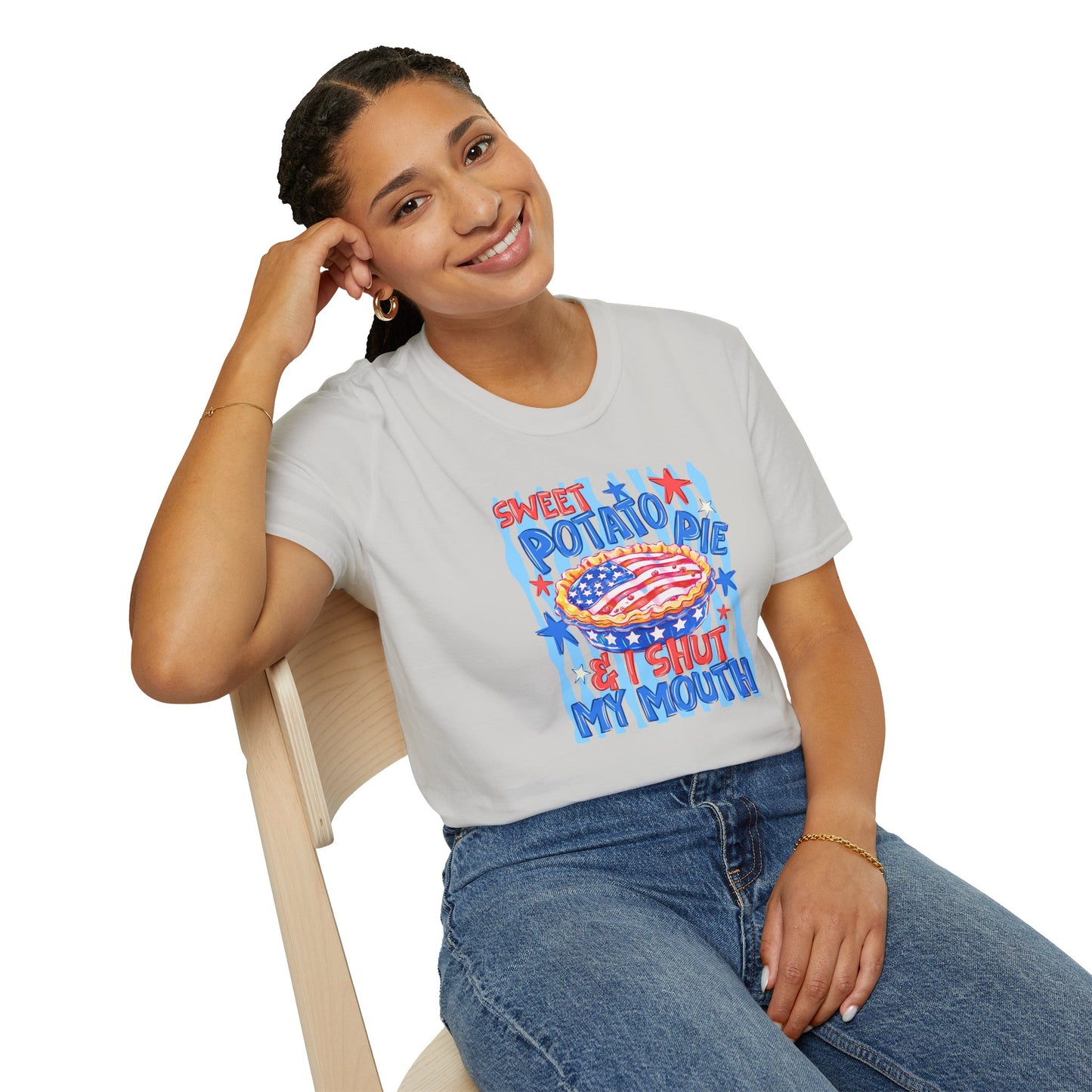T-Shirt — 'Sweet Potato Pie' Patriotic Graphic Tee