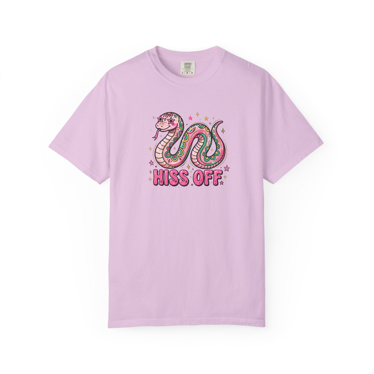 Snake "Hiss Off" Graphic T-Shirt — Retro Cute Reptile Tee