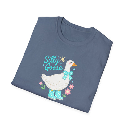 Silly Goose T-Shirt — Cute Duck Illustration Tee for Kids & Animal Lovers