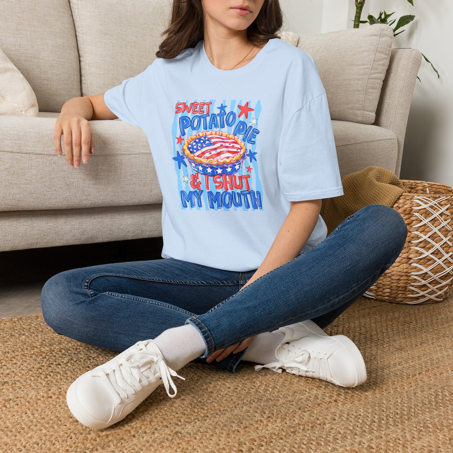 T-Shirt — 'Sweet Potato Pie' Patriotic Graphic Tee