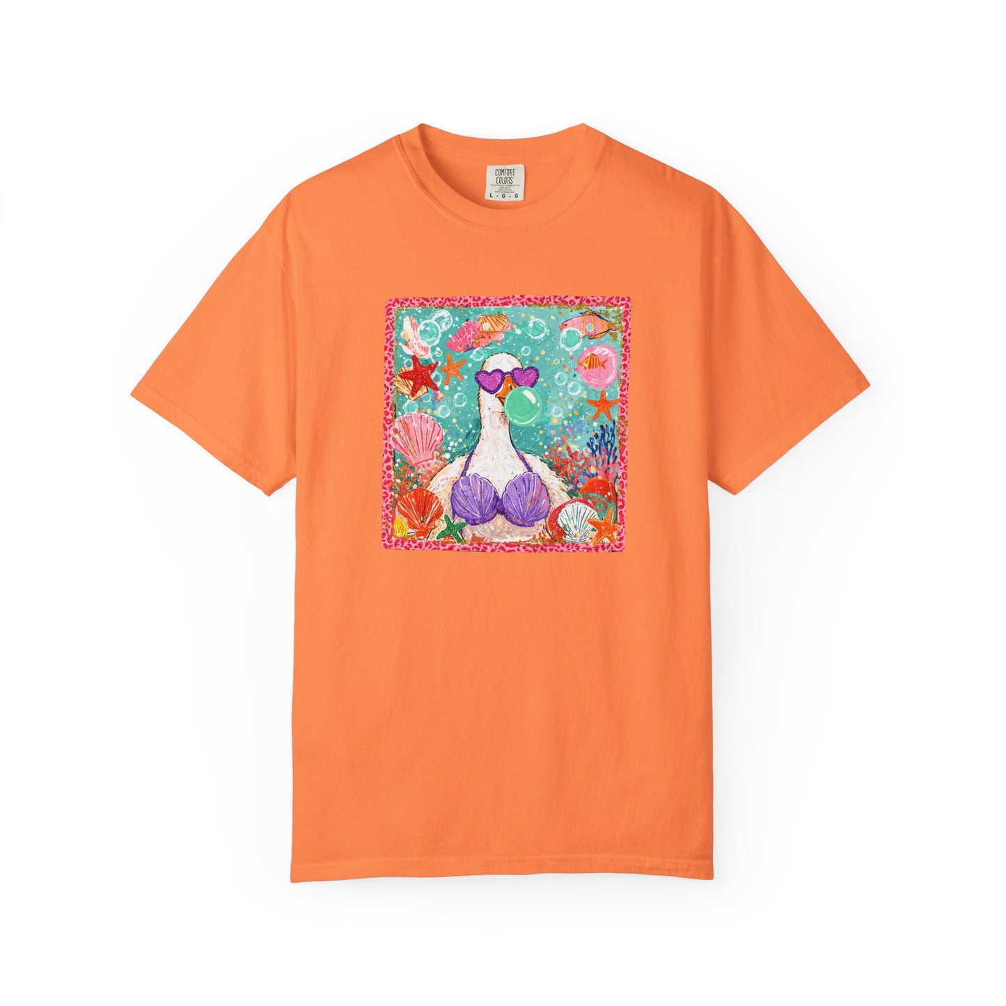 Goose in Bikini Beach T-Shirt — Cute Retro Seaside Graphic Tee