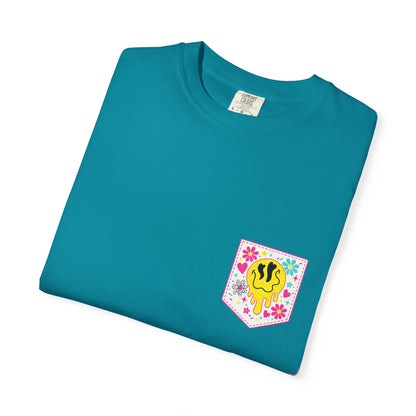 Social Moms Club T-Shirt — Colorful Retro Pocket Graphic Tee