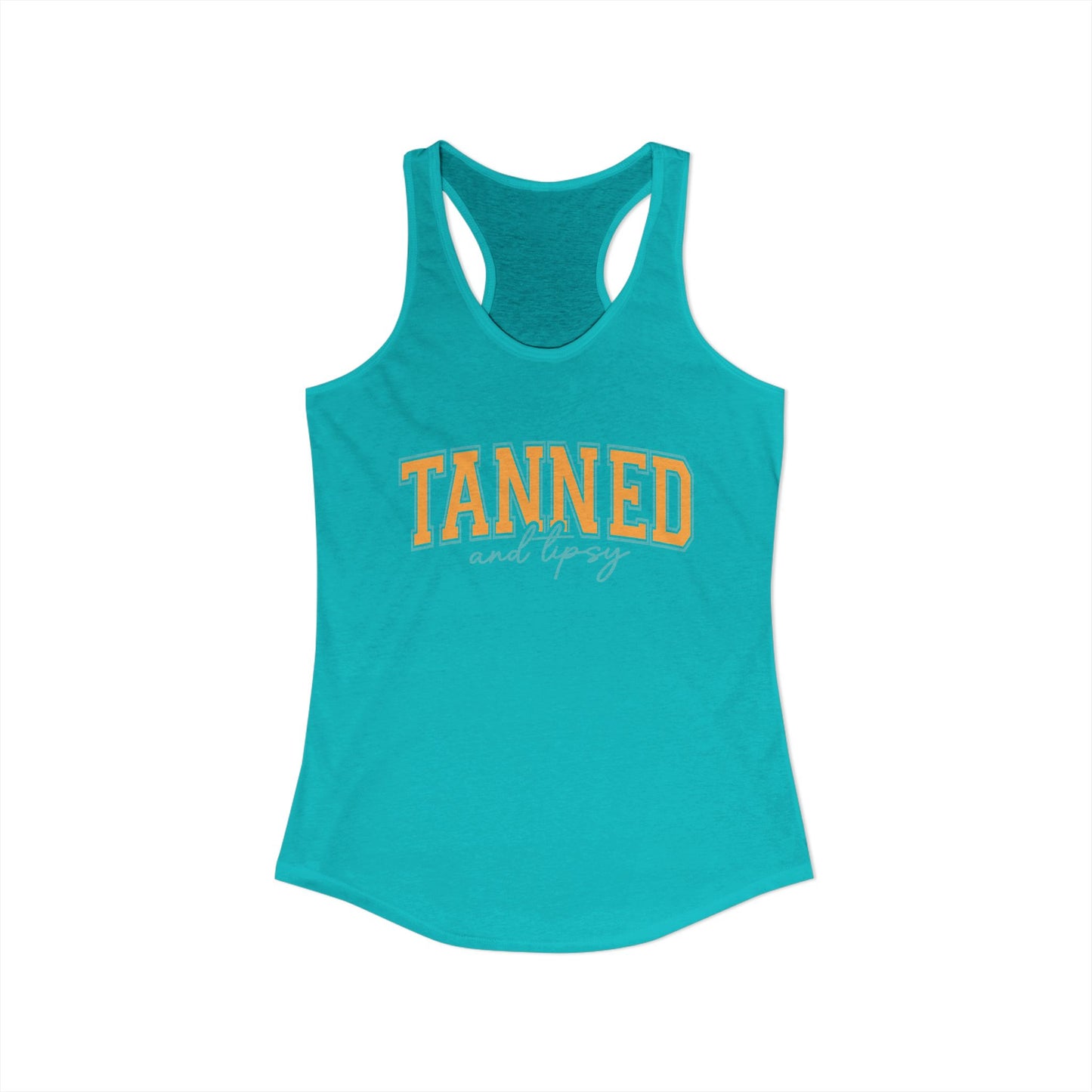 Tanned & Tipsy Racerback Tank