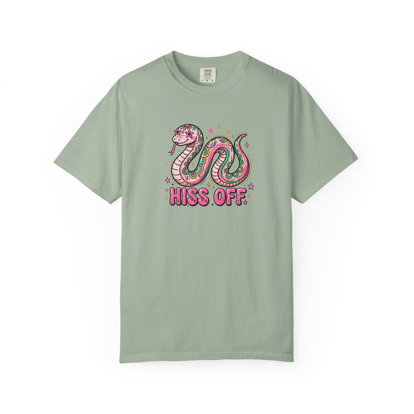 Snake "Hiss Off" Graphic T-Shirt — Retro Cute Reptile Tee