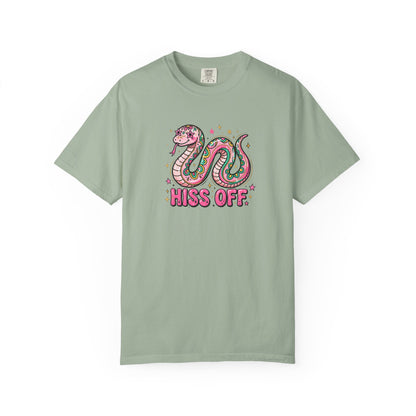 Snake "Hiss Off" Graphic T-Shirt — Retro Cute Reptile Tee