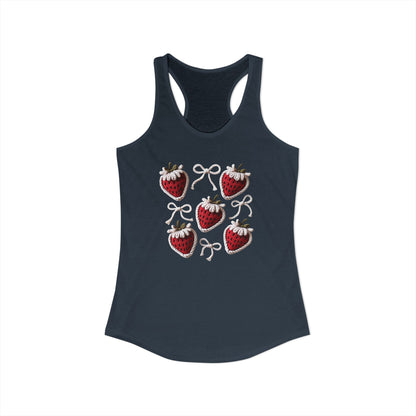 Strawberry yarn Racerback Tank