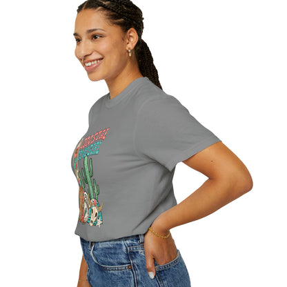 Coastal Cowgirl T-Shirt — Vintage Surf & Cactus Beach Graphic