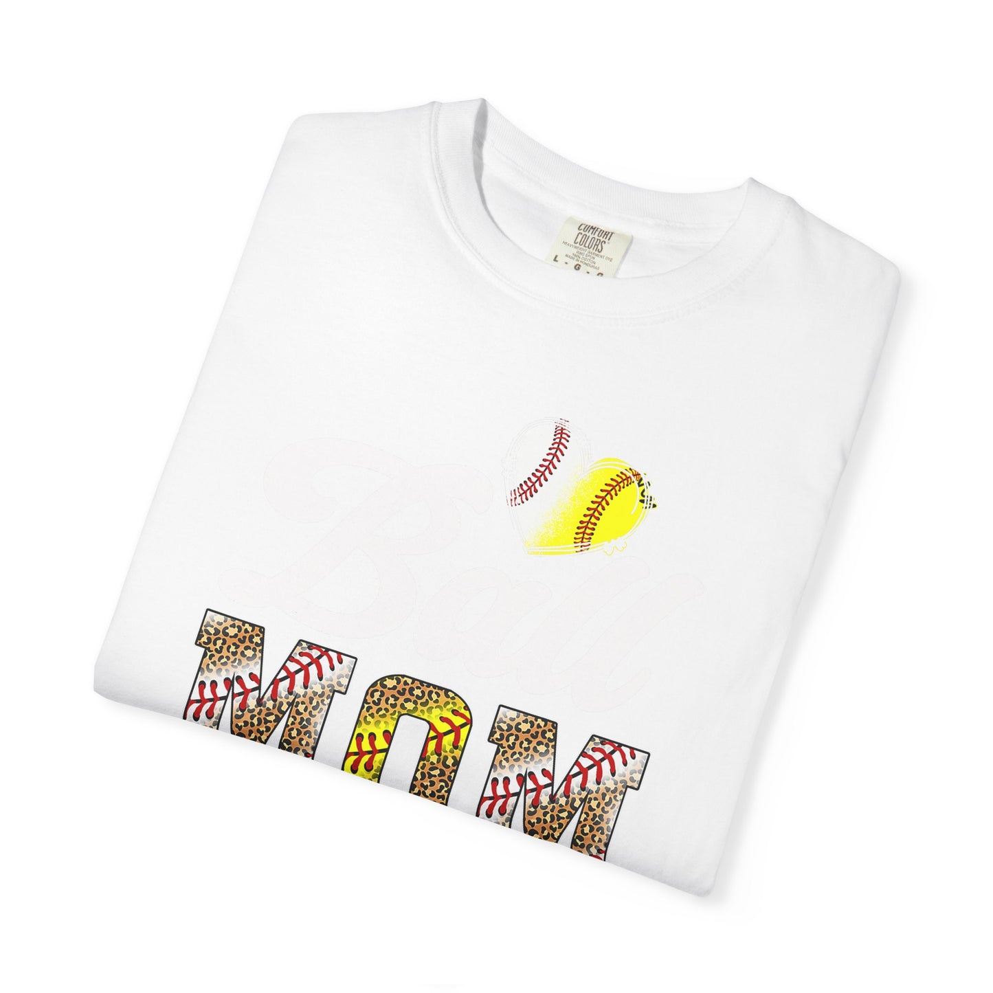 Mom Floral Pattern T-Shirt — Colorful Floral "MOM" Graphic Tee