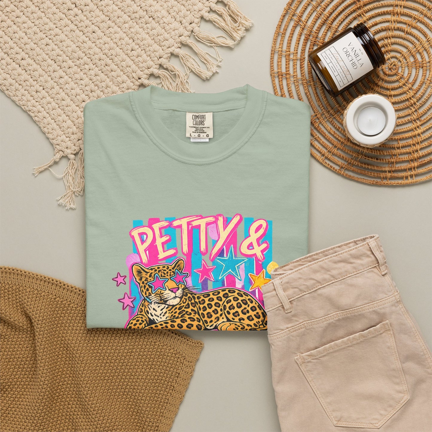 Petty & Predatory Leopard Graphic T-Shirt