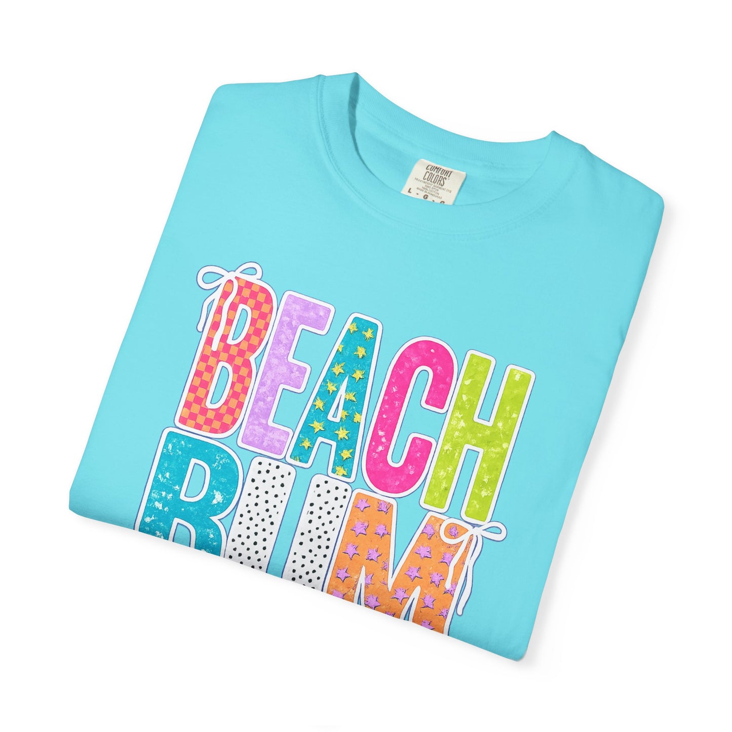 Beach Bum T-Shirt — Colorful Retro Lettering Summer Tee