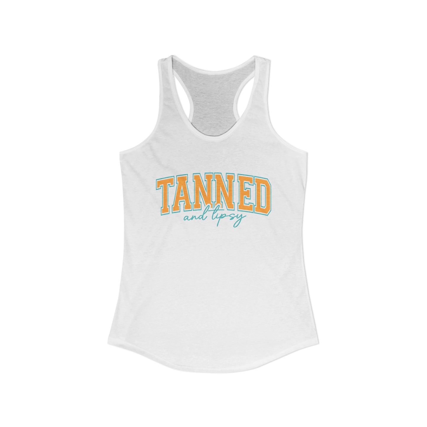 Tanned & Tipsy Racerback Tank