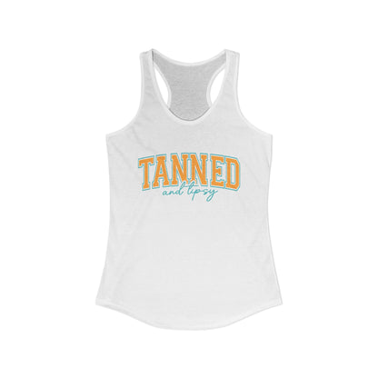 Tanned & Tipsy Racerback Tank
