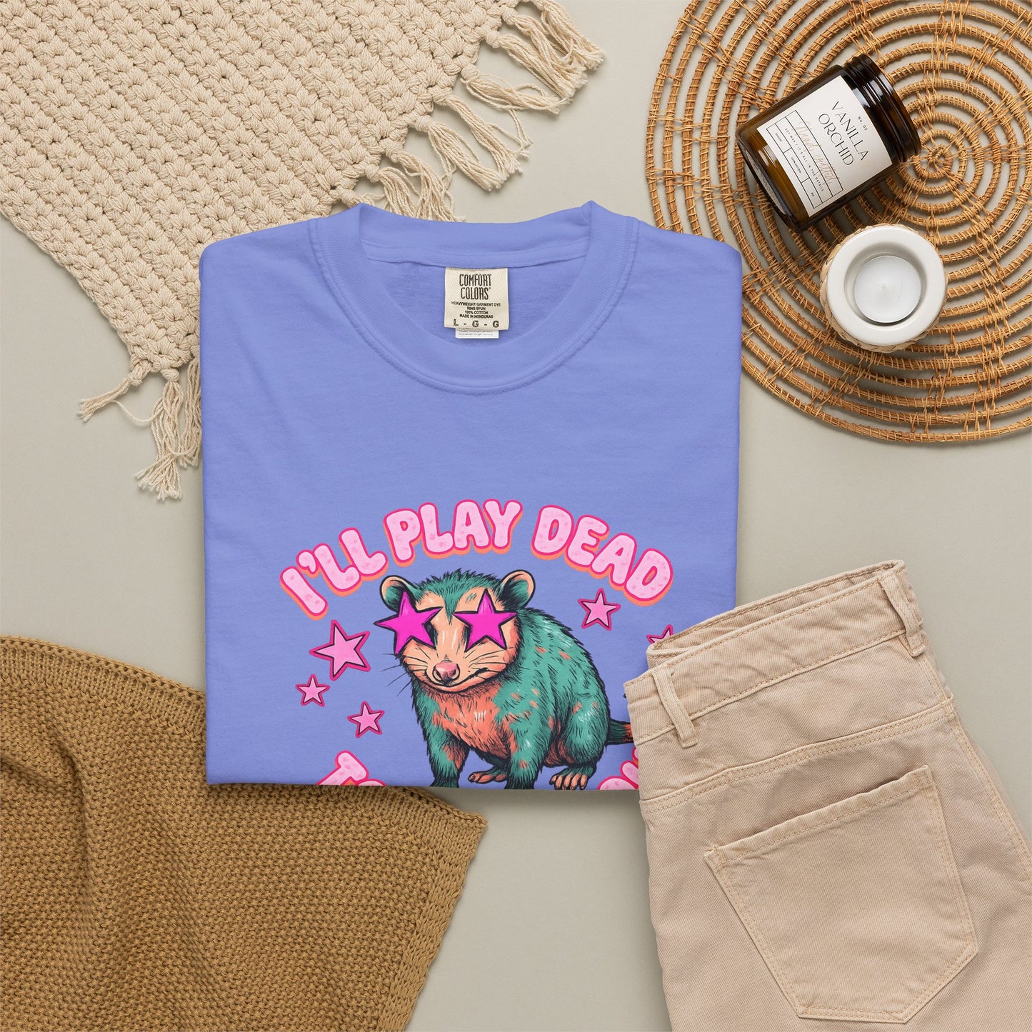 Funny Cat T-Shirt — "I'll Play Dead to Avoid You" Cute Sarcastic Graphic Tee
