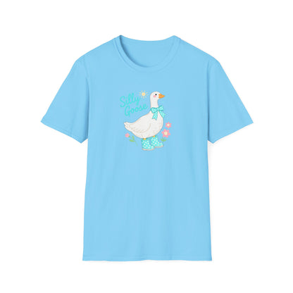 Silly Goose T-Shirt — Cute Duck Illustration Tee for Kids & Animal Lovers