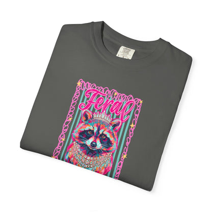Feral Raccoon comfort color T-shirt