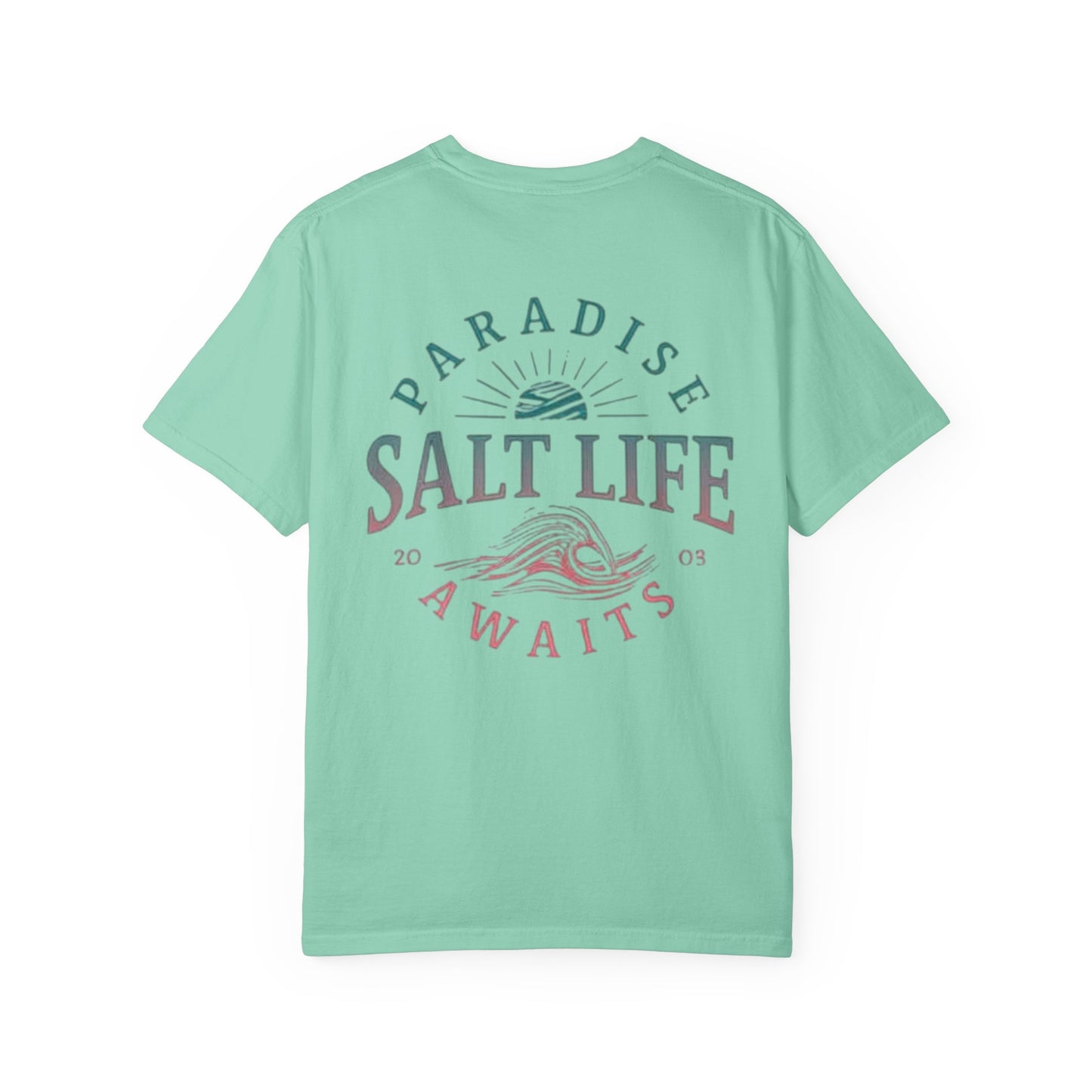 Salt Life Paradise Awaits Front & Back T-shirt