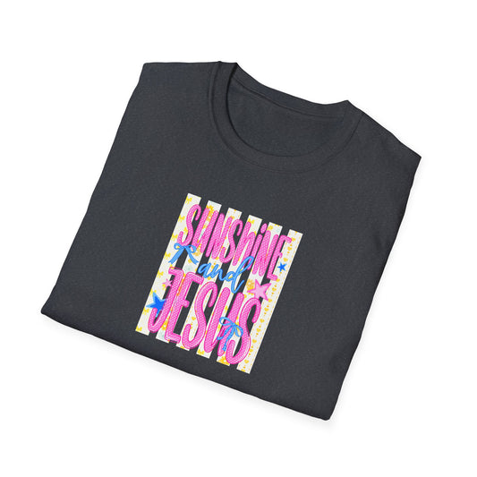 Sunshine and Jesus T‑Shirt — Bright Christian Faith Graphic Tee