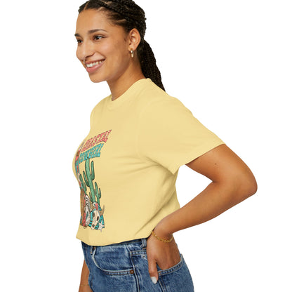 Coastal Cowgirl T-Shirt — Vintage Surf & Cactus Beach Graphic